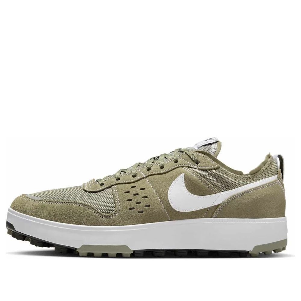 Nike Men's Olive and White Low-Top Sneakers
